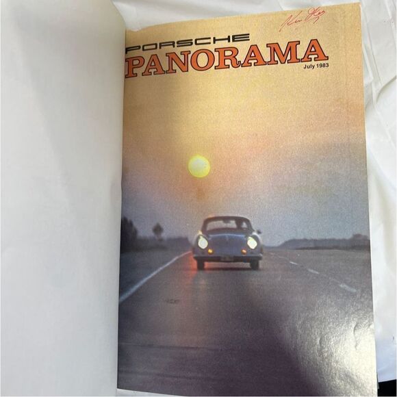 Porsche Panoramic Hardcover Bounded Magazines Vintage 1983 July-DEC PCA - Picture 4 of 11